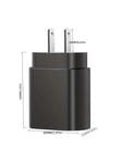 S Amsung Super Fast Charging Type C -latauskaapelin johto 25 W USB C Android-puhelimen laturilohkolla S Amsung Galaxy S23/S22/S21/S20/Plus/Ultra/FE/Note 20/10/Z Fold/Flip/A17/ IPhone 16/16pro/16pro Max/16plus/15/15pro/15plus/15promax-musta amerikkalainen