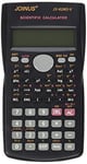 Scientific Calculator 240 Calculations Function, 12 Digits, Double Display, Business Office School Pocket Calculator, Black Color (JS-82MS-5)