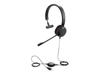 Jabra Evolve 30 II MS Mono - Headset - på örat - kabelansluten - USB, 3,5 mm kontakt - Certifierad för Skype for Buisness