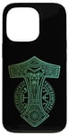 Coque pour iPhone 13 Pro Marteau de Thor Mjölnir Odin Vegvisir Runes Viking