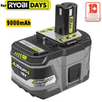 18V 9.0AH For Ryobi P109 One+ Plus Lithium Battery RB18L50 RB18L40 P104  P108