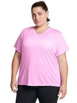 UNDER ARMOUR Womens Training Plus Size Tech Twist T-Shirt - Pink, Pink, Size 3Xl, Women