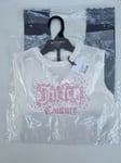 JUICY COUTURE Baby Girls 2Pc Set- Top and Leggings 3 years old. Pink White.