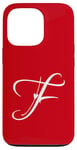 Coque pour iPhone 13 Pro F Amoureux Lettre Alphabet Monogramme F Initiales Cœur