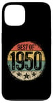 Coque pour iPhone 13 Best Of 1950 Cadeau d'anniversaire 75e anniversaire pour homme femme 75 ans