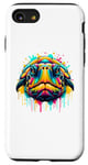 Coque pour iPhone SE (2020) / 7 / 8 Splash Art Tortue Marine Tortues Tortue Terrestre