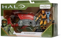 Halo Infinite World of Halo Banished Ghost With Elite Warlord Figure 3.75 Series