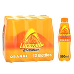 Lucozade Energy Drink Orange 12x500ml multipack