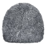 Skinnwille, Curly forma Sittdyna fårskinn Charcoal Grey Silver