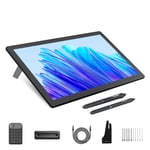 HUION Kamvas Pro 19 4K UHD Tablette Graphique avec écran Tactile,Tablette de Dessin 18,4" avec 1,07 Milliard de Couleurs, 96% Adobe RVB, Stylet PenTech 4.0,Ppression du Stylet 16384,Clavier Mini K20