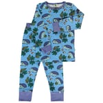 Småfolk Nightwear with hedgehogs  Alaskan Blue | Blå | 4-5 years