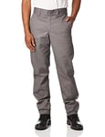 Dickies Men's Slim Taper Stretch Twill Work Pant - Grey - 31W x 32L