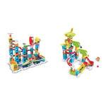 VTech - Marble Rush, Circuit à Billes Électronique Rocket Set Electronic M100E, Jeu de Construction & Marble Rush, Circuit à Billes Beginner Set S200, Jeu de Construction, 47 Pièces, 5 Billes