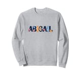 Cute ABIGAIL First Name Cat Text Kitten Mom Pet Owner Word Sweatshirt