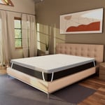 Surmatelas 140x200 en MemoryFoam - haut de 7 cm, déhoussable, zones différenc...