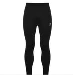 [MOY] Karrimor pantalon de course athlétique noir avec jaune cheville flash homme course réglable élastique