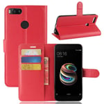 Xiaomi Mi A1 Pu Wallet Case [Red]