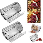 Steel Rotating Oven Basket Grill Roaster Air Fryer Accessories Baking Supplies