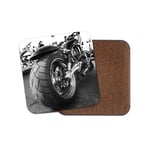 American Motorcycle Coaster - Bike Motorbike Wide Wheel Tyre USA Fun Gift #12429