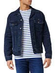 Wrangler Men's Authentic Coalblue Stone Denim jacket, Coalblue stone, M UK