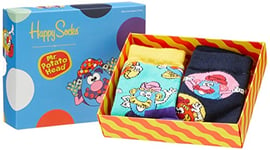 Happy Socks Unisex Kid's Mr Potato Head Ltd Edition Gift Set Socks, Multi, 12-24 Months