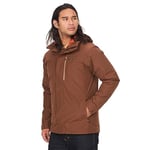 Marmot Ramble Component Jacket, Veste imperméable chaud, Veste de pluie légère à capuche 3 en 1, Imperméable coupe-vent et respirant, Homme, Pinecone, S