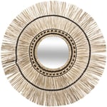 Atmosphera - Miroir Laya roseau D60cm créateur d'intérieur - Beige