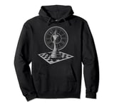 Chess Board With A Timer - Chess Player Chessboard Chess Pullover Hoodie