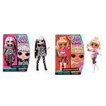 LOL Surprise OMG Fashion Doll - GROOVY BABE - Includes Fashion Doll, Multiple Surprises, and Fabulous Accessories & LOL Surprise OMG Fashion Doll - SPEEDSTER - Includes Fashion Doll