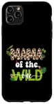 iPhone 11 Pro Max Mom of the Wild One Jungle Birthday Zoo Safari Wild Birds Case