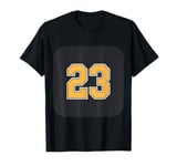 Number #23 Golden Yellow Sport Number 23 T-Shirt