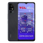 TCL 40 R 5G SMARTPHONE, 64GB plus 4GB RAM, 6.6 inches DISPLAY, 5000 mAh - DARK GREY