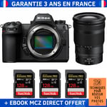 Nikon Z6 III + Z 24-120mm f/4 S + 3 SanDisk 128GB Extreme PRO UHS-II SDXC 300 MB/s + Ebook '20 Techniques pour Réussir vos Photos' - Appareil Photo Hybride Nikon