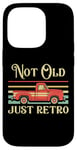 Coque pour iPhone 14 Pro Not Old Just Retro – Voiture classique rouge vintage Pickup Truck