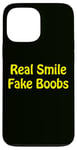 Coque pour iPhone 13 Pro Max Real Smile. Faux Seins