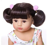 Reborn Baby Dolls Lifelike, Fille 55 Cm Poupées en Vinyle de Silicone Souple de 22 Pouces, Reality Eyes Open Newborn Girls Handmade That Look Real Toddler Magnetic Toys for Child Age 3+ Toys