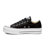 Converse 560250C Chaussures Plates Noir Noir Chaussures de Baskets à Lacets pour Femmes 39