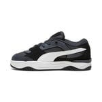 Puma-180 38926712 Mens Gray Suede Lace Up Lifestyle Trainers Shoes