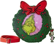 Loungefly Dr Seuss: Grinch - Christmas Wreath Figural Crossbody (DSSTB0011)