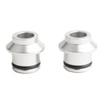 Seasucker SeaSucker Huske Fork Thru-Axle Plugs - Silver / 12 x 100