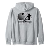 Table-Tennis Player Game-Set-Match Gamer Ping-Pong Zip Hoodie