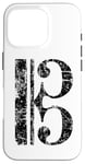 Coque pour iPhone 16 Pro Clef d'Ut (Noir Ancien) Viola, Violoncello, Cello, Trombone