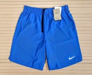 Nike Dri-Fit Challenger 9" Running Shorts Unlined - Mens Size Small Blue New