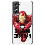 ERT GROUP Coque de téléphone Portable pour Samsung S21 FE Original et sous Licence Officielle Marvel Motif Iron Man 029 Parfaitement adapté à la Forme du téléphone Portable, Coque en TPU