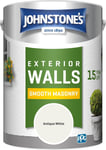 Johnstone's, Exterior Smooth Masonry Paint, Antique White, Up to 15 Years Prote