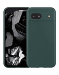 Cresee Coque Google Pixel 8a, avec Protection Caméra Couche Intérieure Douce, Etui Housse TPU Silicone Mince Souple Antichoc Case pour Pixel 8a, Vert