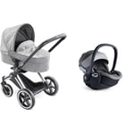 Corolle - Cybex X Corolle Combo Poussette 3 en 1 pour poupon 36 et 42cm + Porte-poupon 2 en 1 Cybex, dès 3 ans