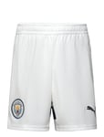 Manchester City Fc Shorts Replica Jr Bottoms Shorts Sport Shorts White PUMA