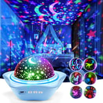 One Fire Night Light Kids,96 Lighting Modes Star Projector Lights for Bedroom, 360°Rotating+6 Films Baby Night Light Projector,Rechargeable Sensory Lights for Room Decor, Christmas Gifts for Kids Toys