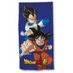 Serviette de plage - Dragon Ball z - Vegeta et Son Goku - 70x140 cm